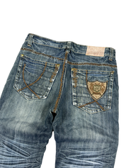 Ultra Washed Straight-Fit Jeans (XS-S)
