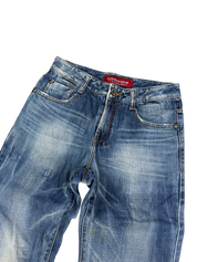 Crazy washed Bootcut Jeans (S)