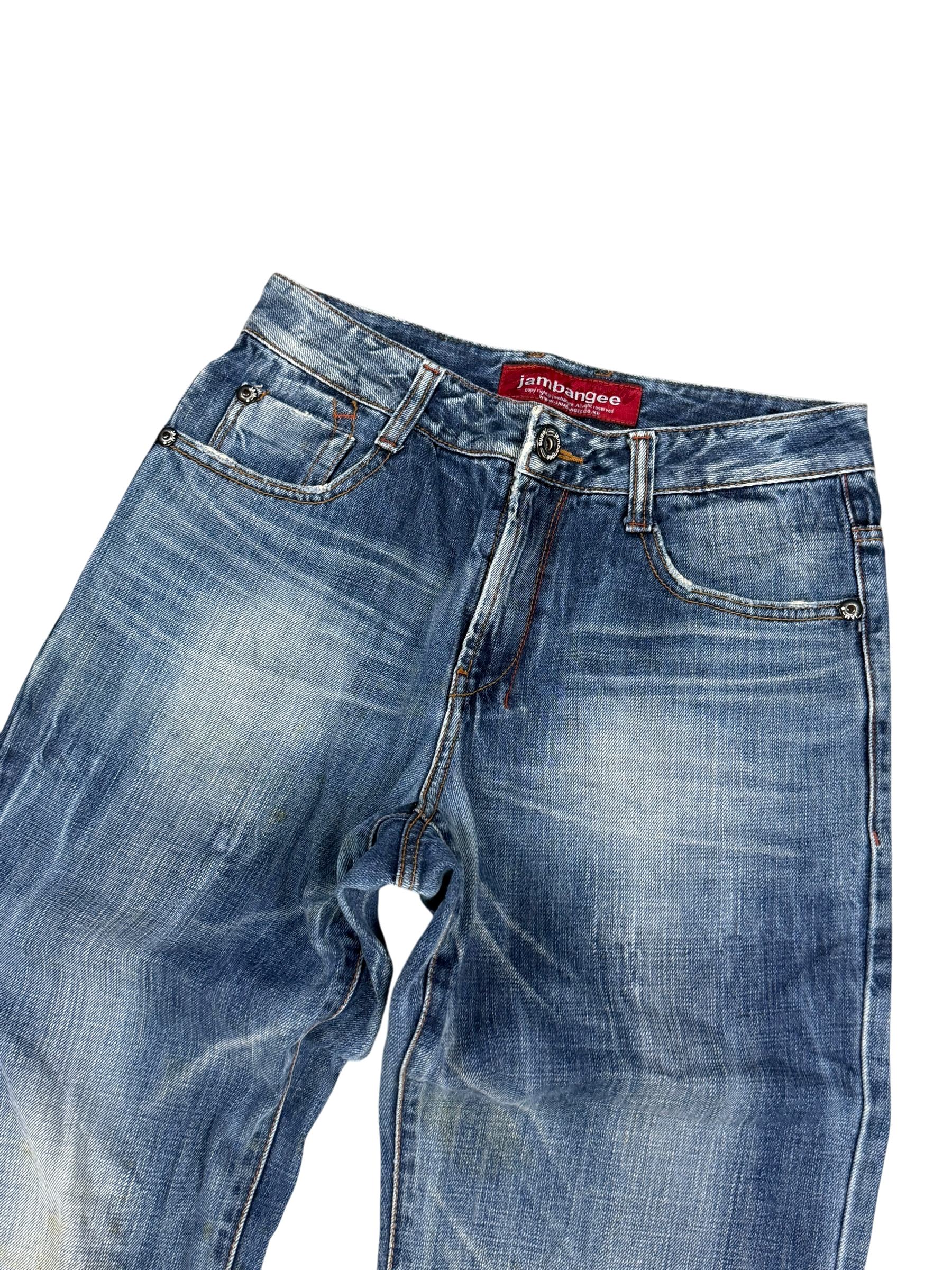 Crazy washed Bootcut Jeans (S)