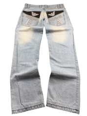 Armani vintage Big Logo Straight Jeans (M)