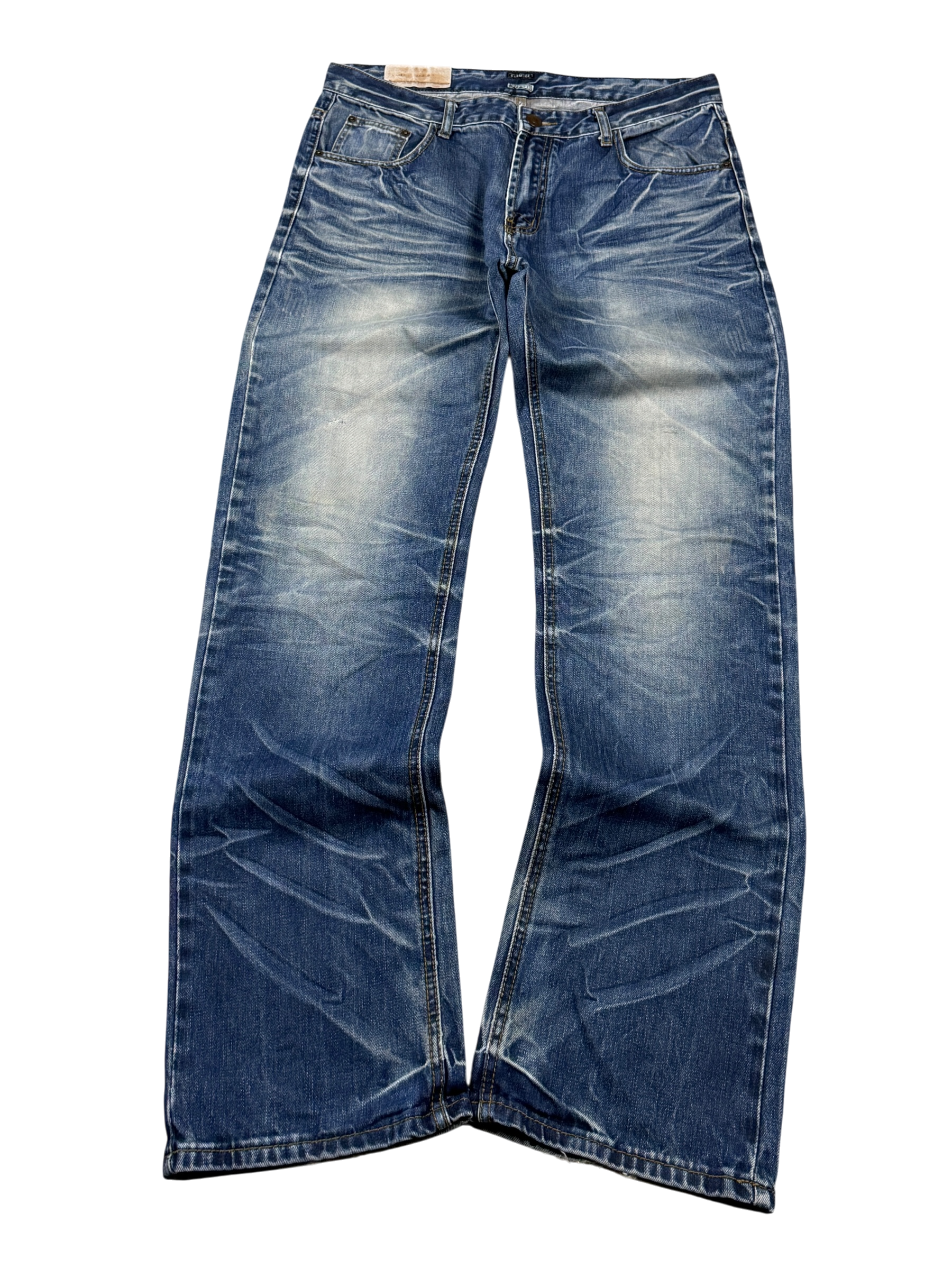 Ultra Washed Straight Jeans (M-L)