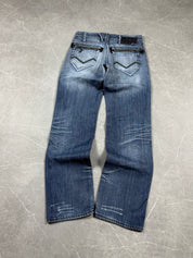 Vintage Washed Slim Jeans (S)