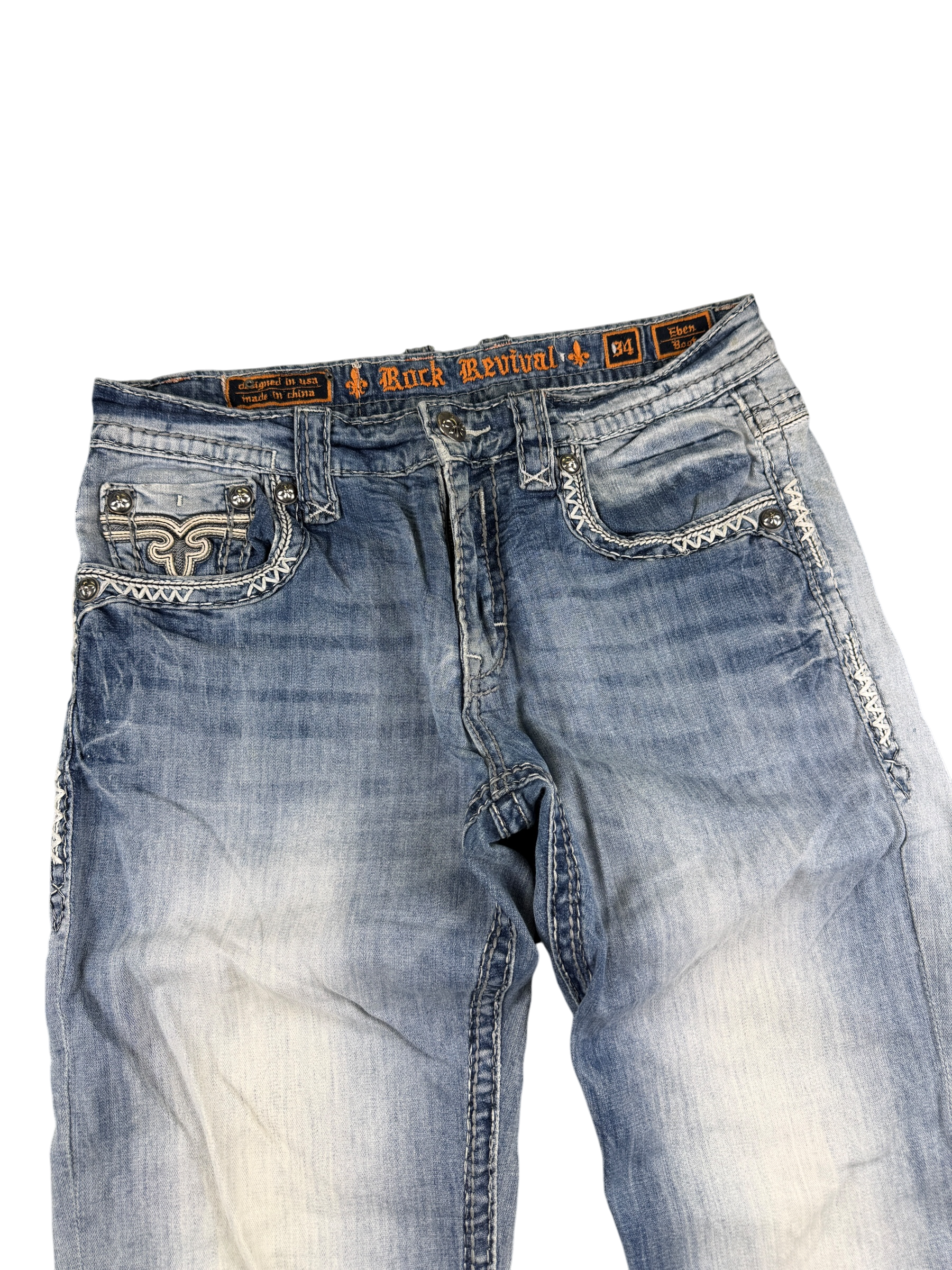 Rock Revival vintage washed Bootcut Jeans (M)