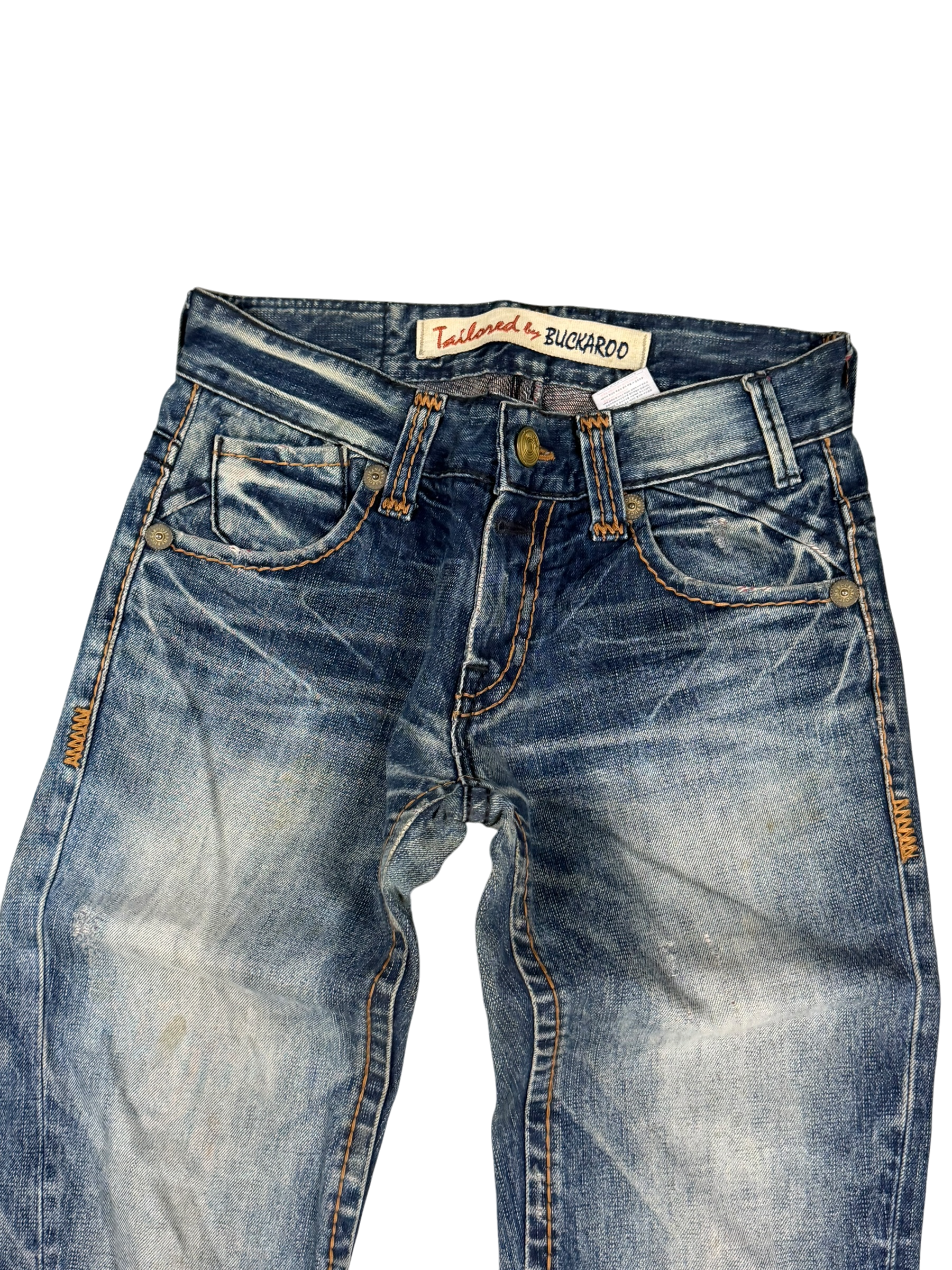 Crazy Washed Flared/Bootcut Jeans (S)