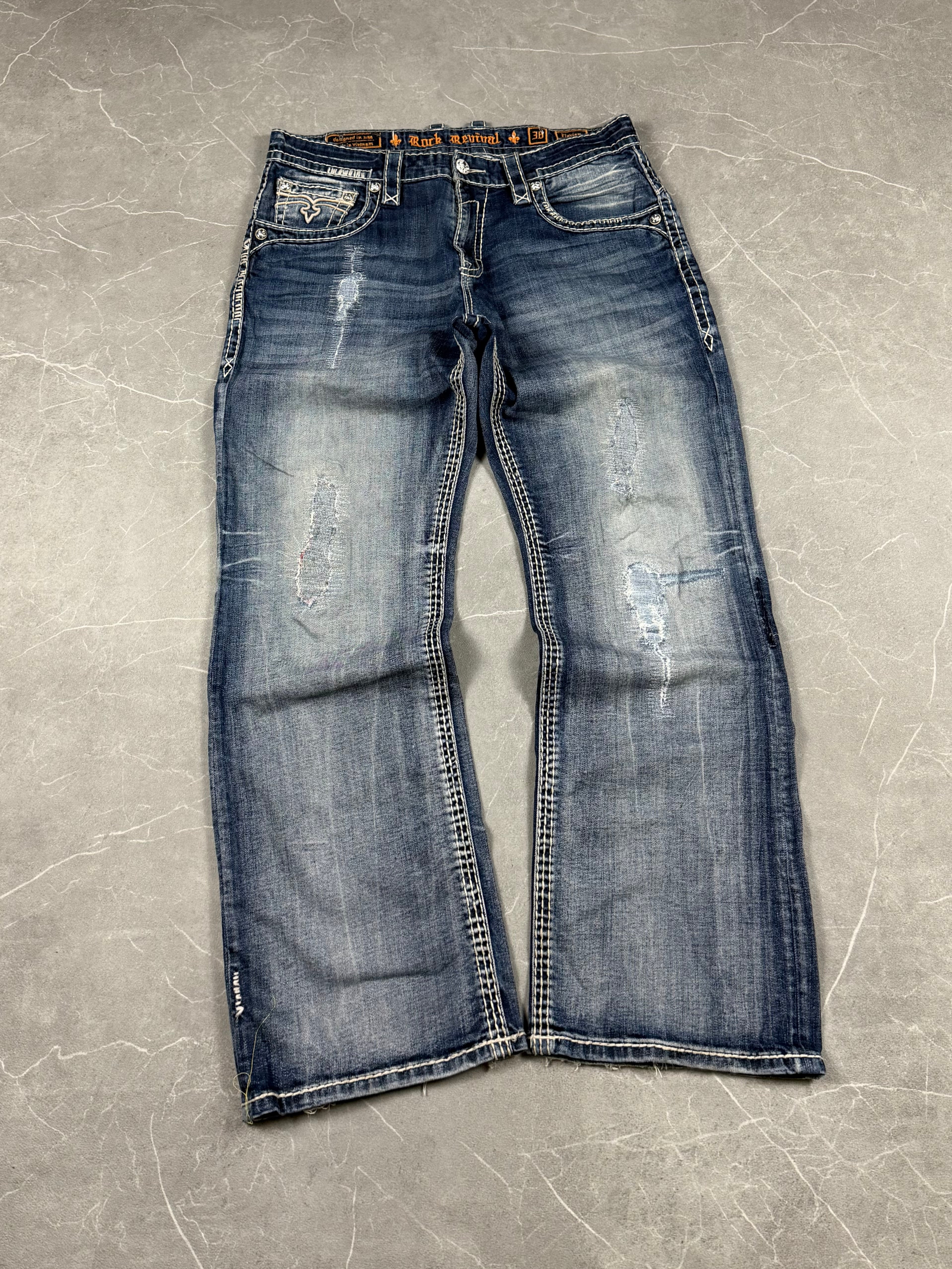 Rock Revival Baggie Jeans (M)
