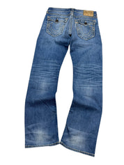 True Religion washed Straight Jeans (L)