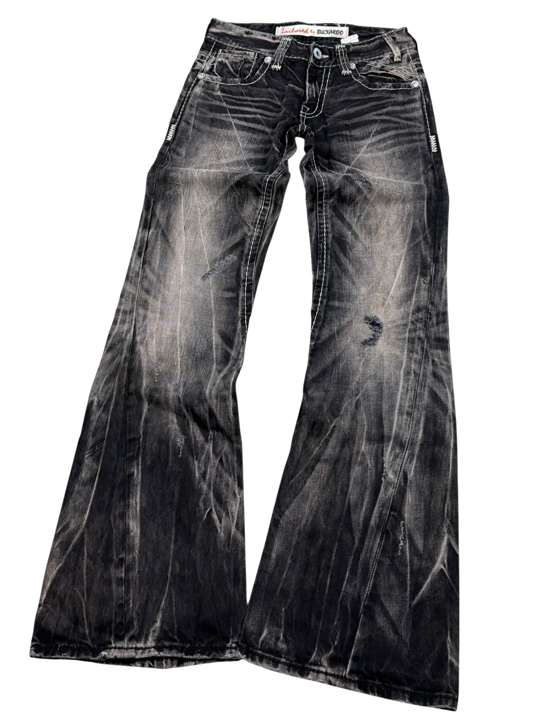 Ultra Washed Bootcut Jeans (XS-S)
