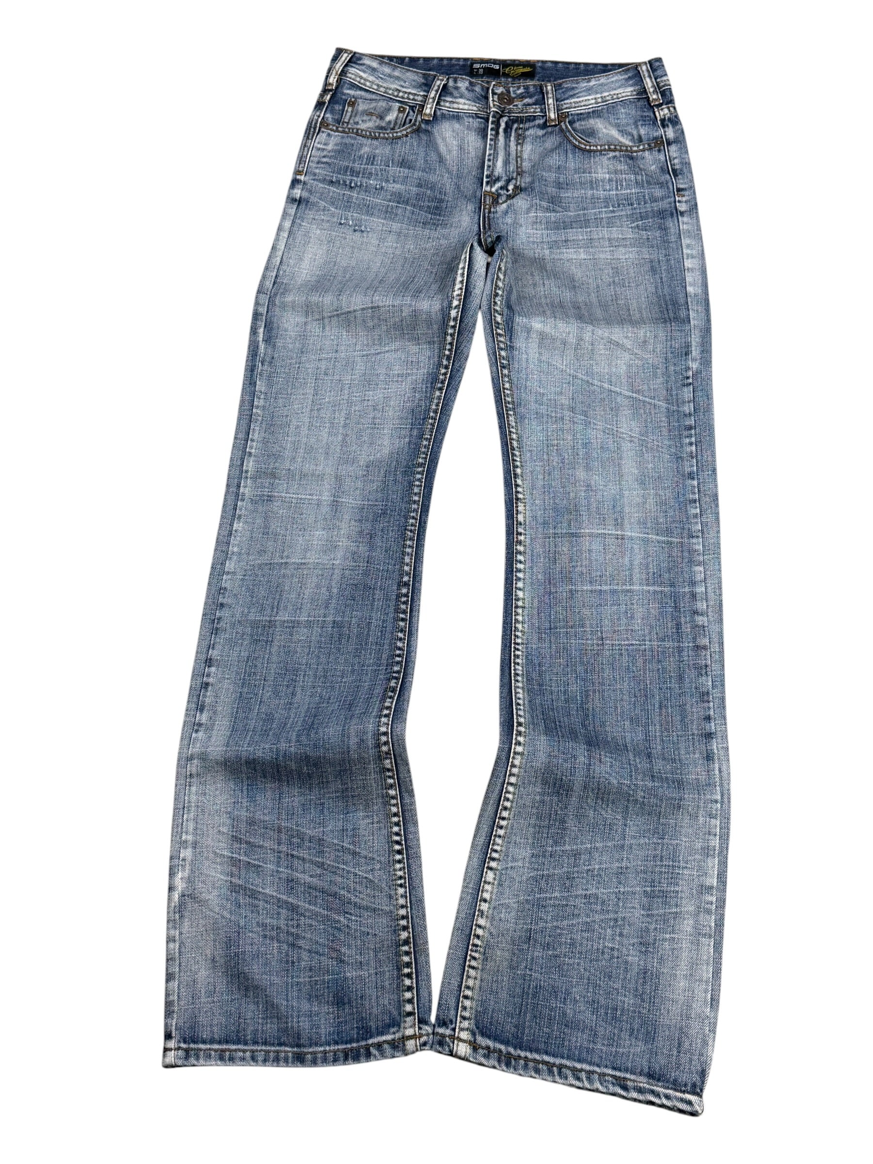 Vintage Washed Bootcut Jeans (S)