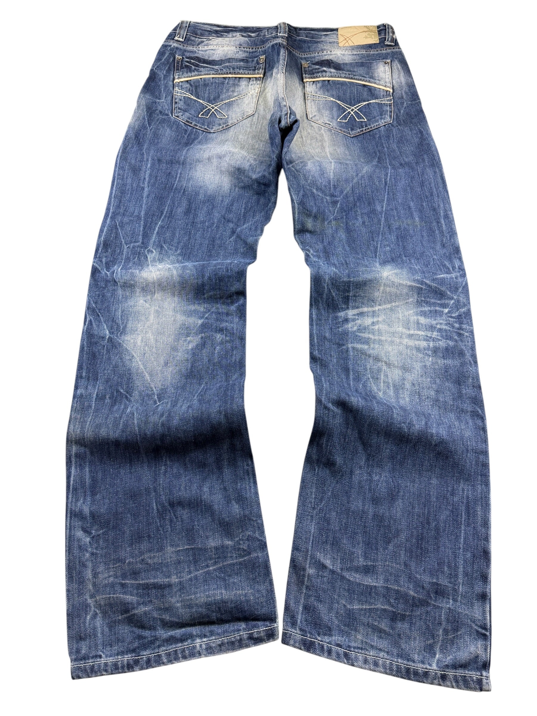 Crazy washed Bootcut Jeans (M)