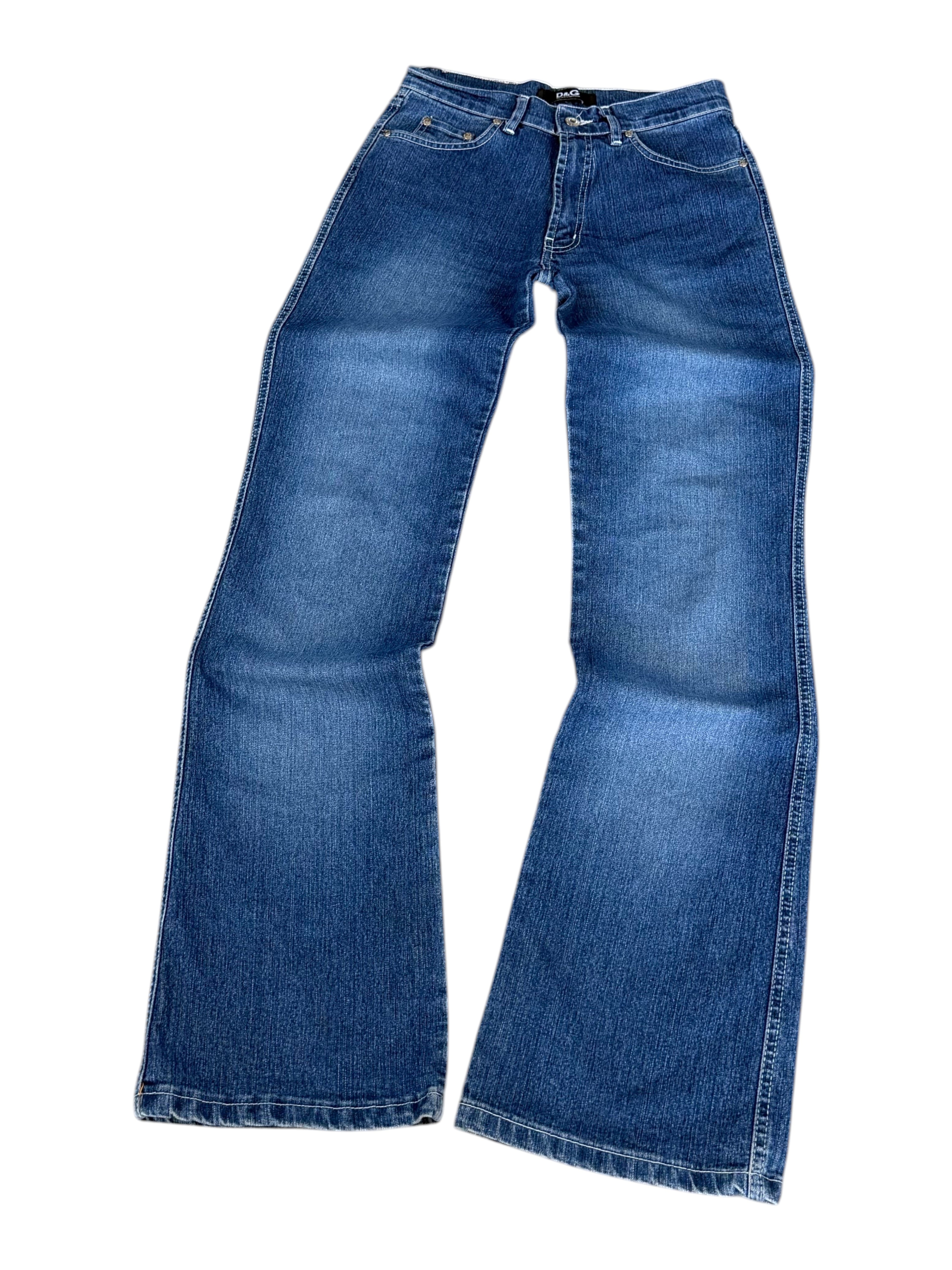 Dolce Gabbana Big Logo Bootcut Jeans (XS-S)