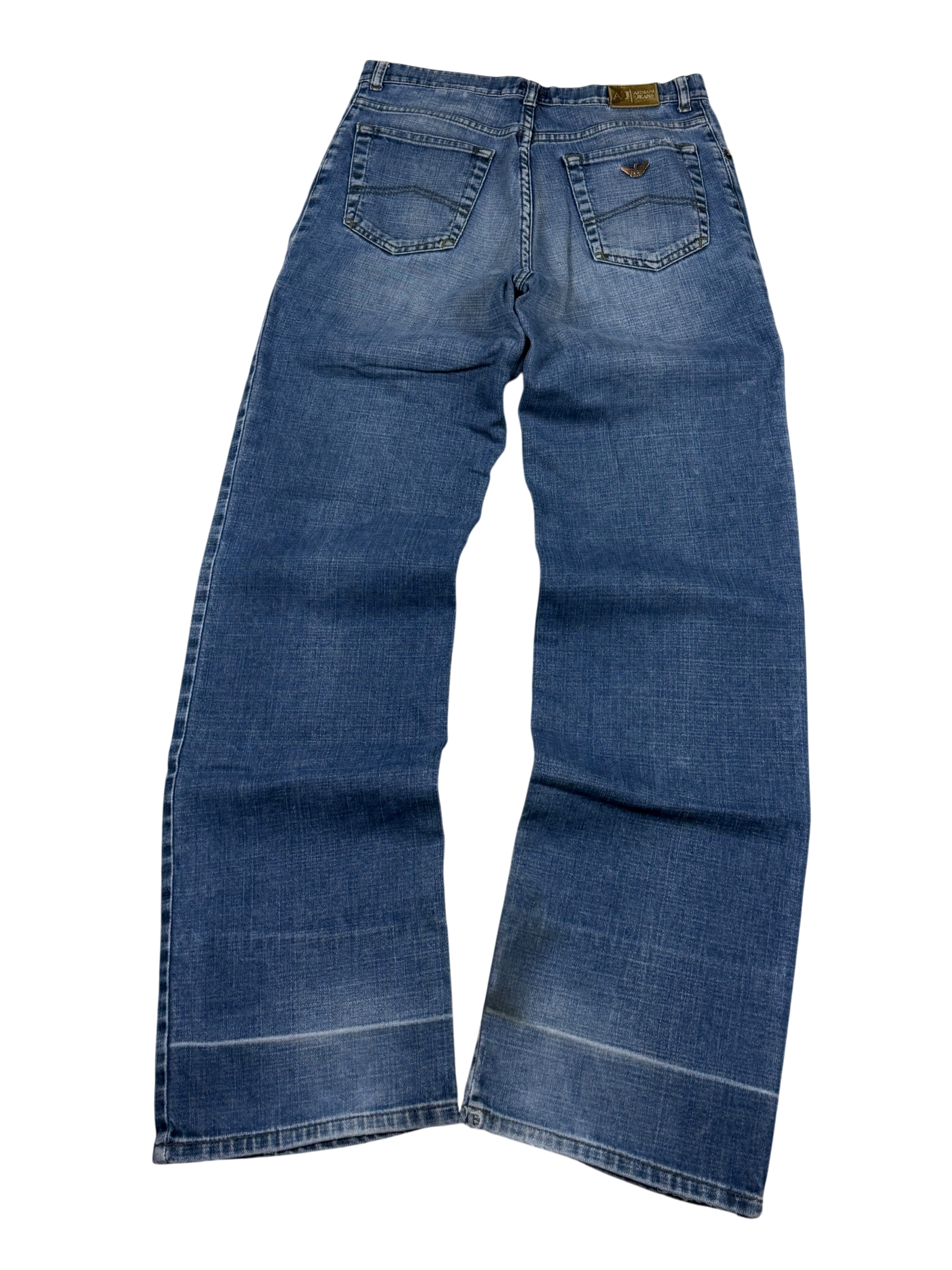 Vintage washed Armani Baggy Jeans (XS)