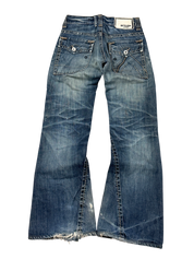 Crazy washed Flared/Bootcut Jeans (XS)