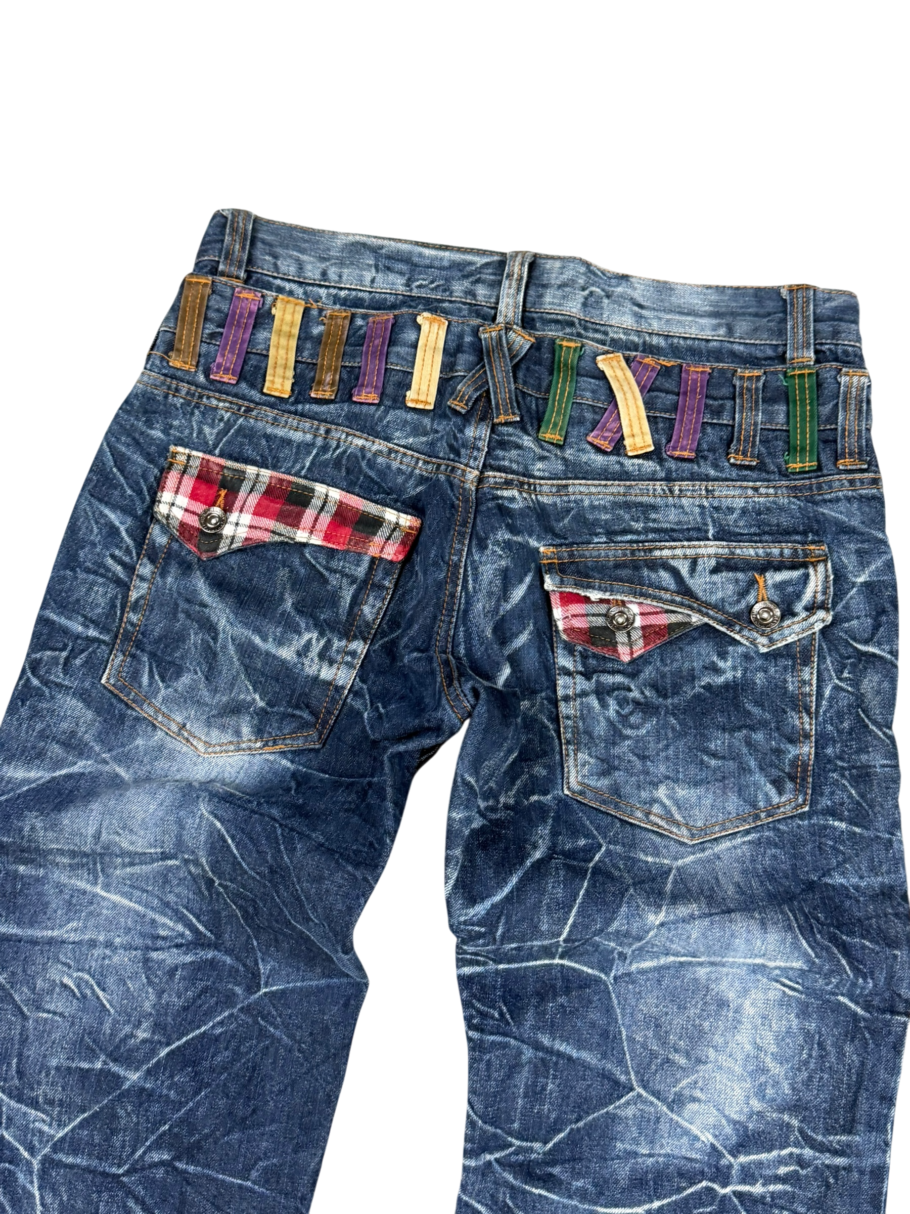 Ultra washed doublewaist Straightfit Jeans (M)