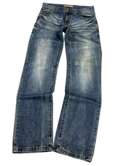 Washed Straightfit Jeans (S-M)