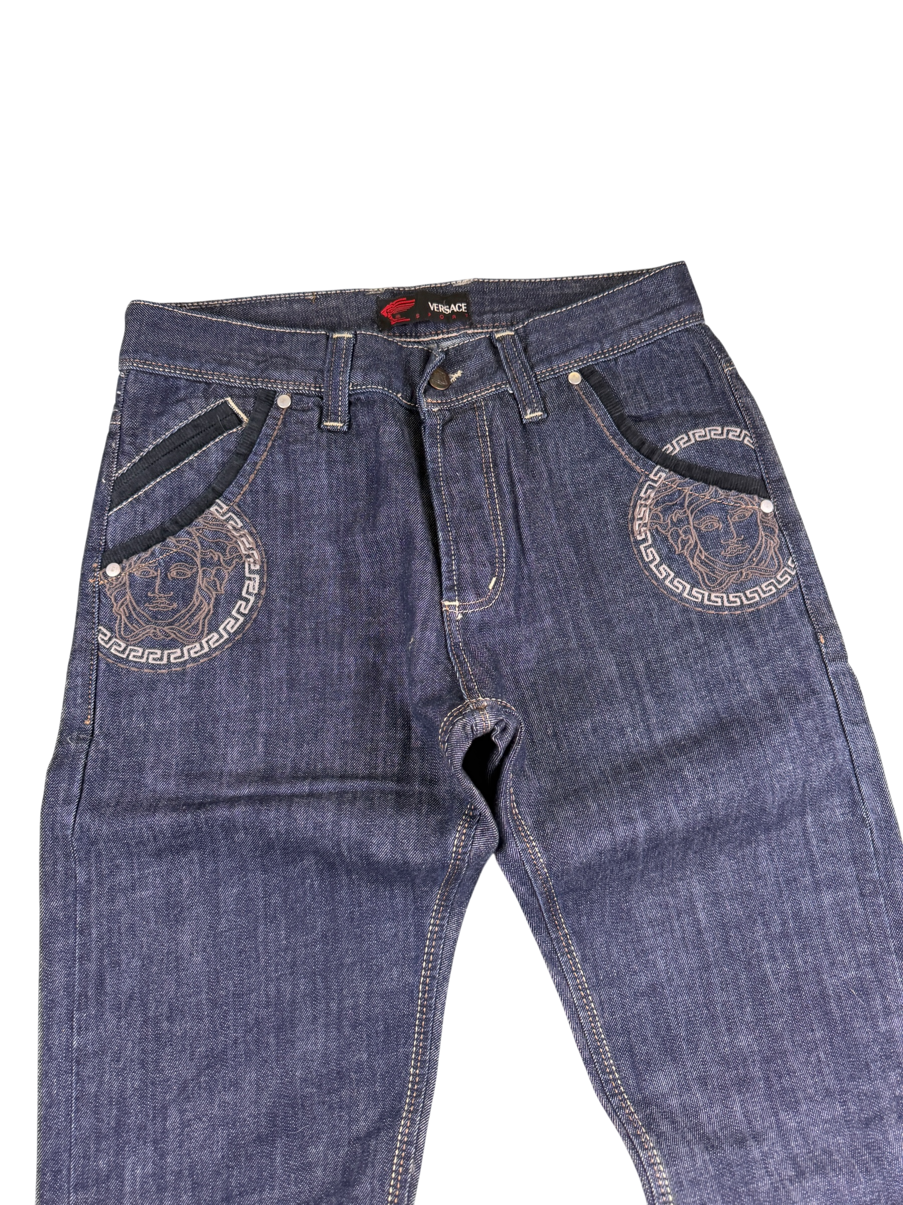 Versace vintage Big Logo Straight Jeans (S)