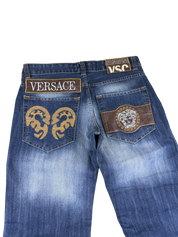 Versace vintage Big Logo Bootcut Jeans (S)