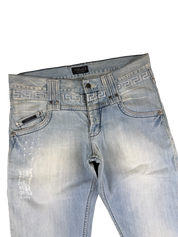 Versace vintage Big Logo Bootcut Jeans (XL)