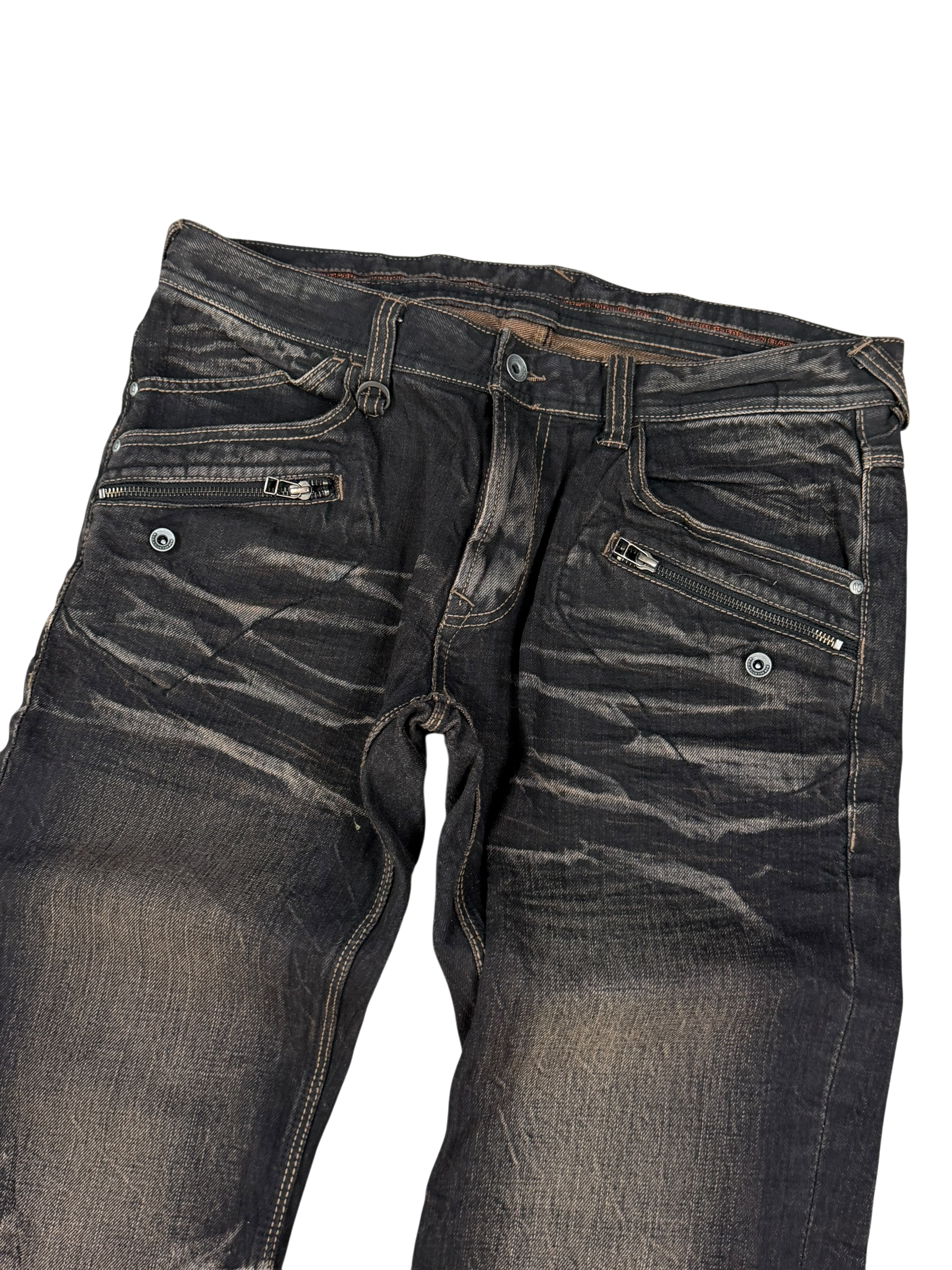 Crazy washed Bootcut Jeans (L)