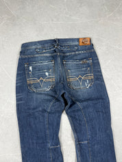 Vintage Japan Rags Straight Jeans (M-L)