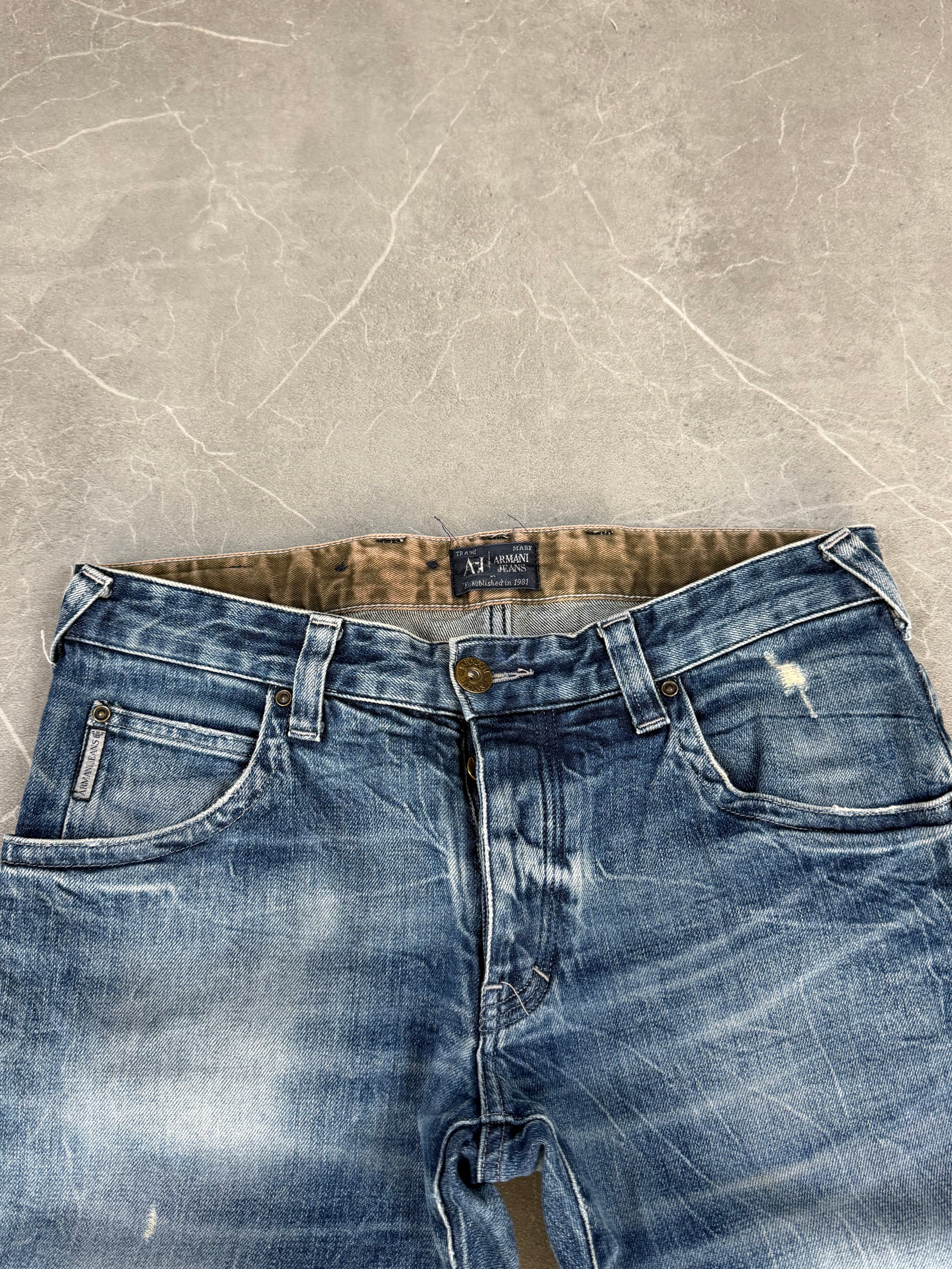 Armani washed Slim Fit Jeans (XS)