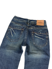 Washed Straight Jeans (XS)