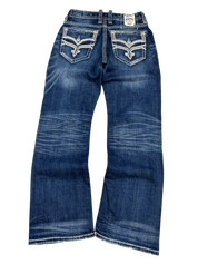 Rock Revival Washed Bootcut Jeans (S-M)