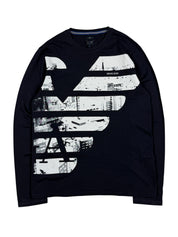 Armani Big printed Logo slimfit Longsleeve (XS)