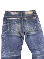 Crazy washed Straight Jeans (L)