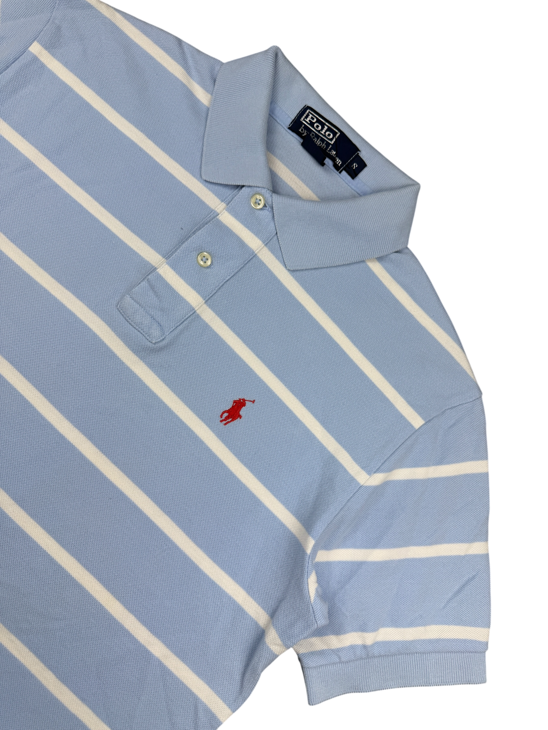 Ralph Lauren small Pony striped Poloshirt (S)