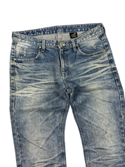 Washed Straight Jeans (S)
