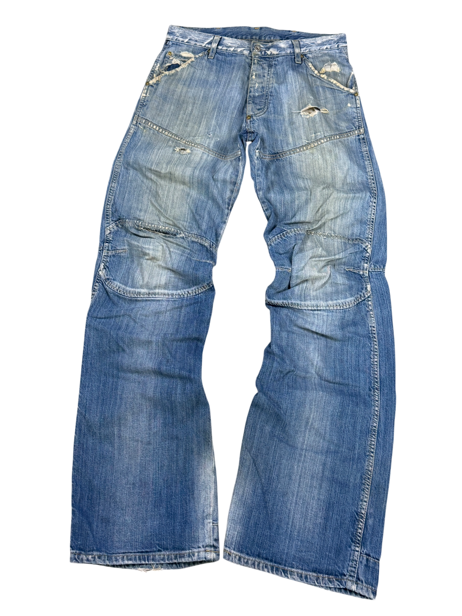 G-Star vintage Elwood Big Logo Bootcut Jeans (S)