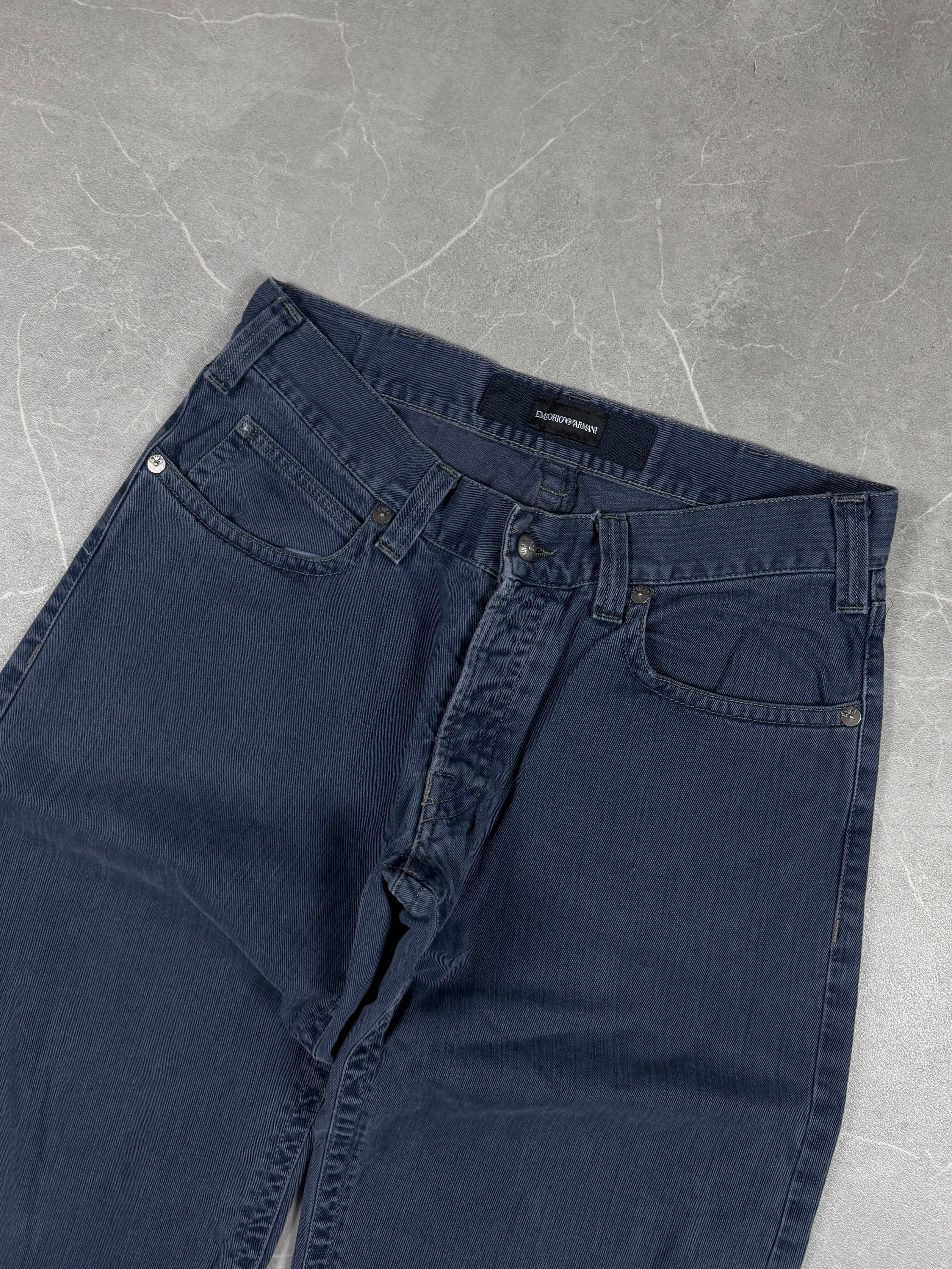 Armani Big Logo Baggy Jeans (S-M)