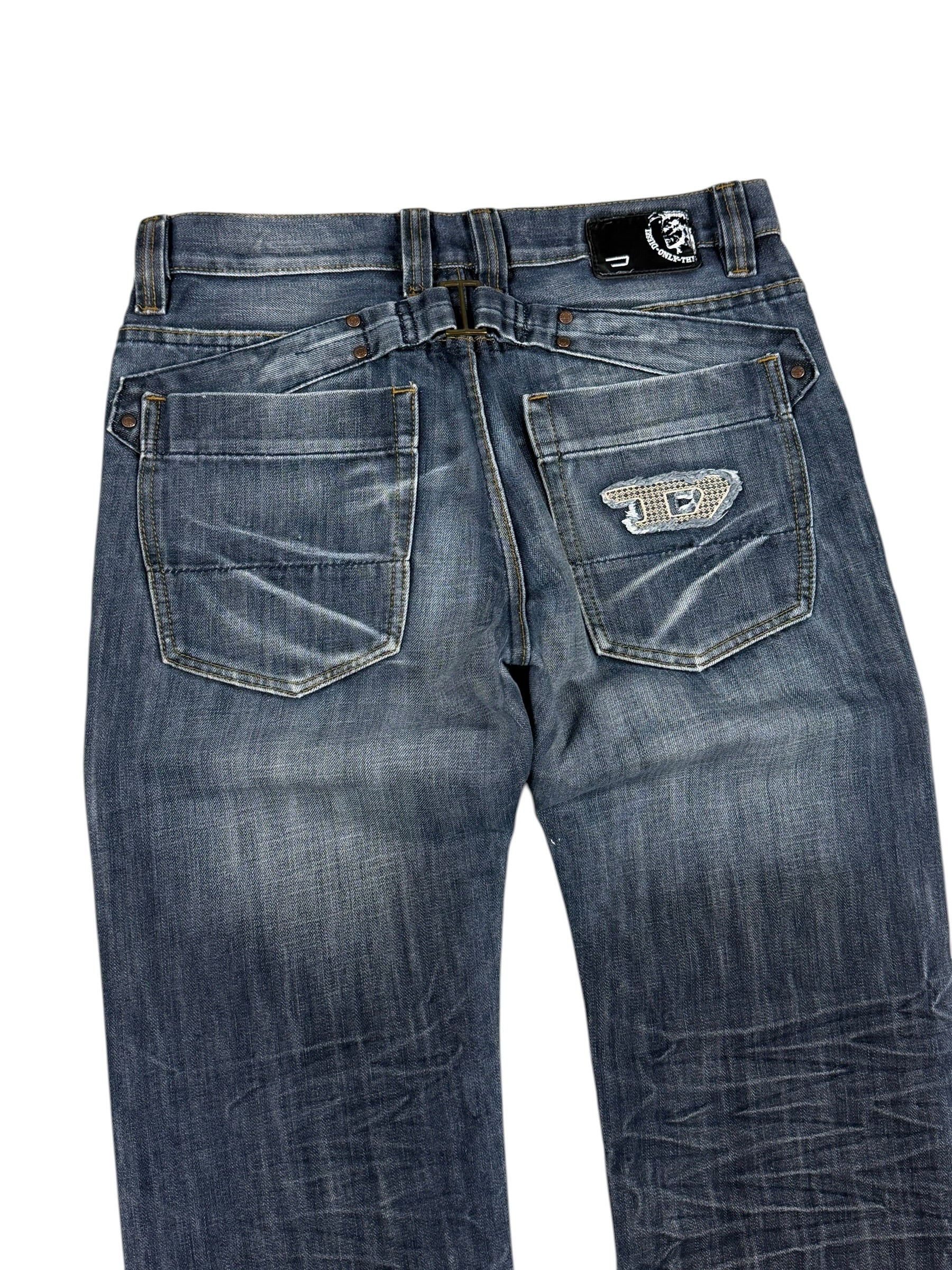 Diesel vintage washed Straight Jeans (S)