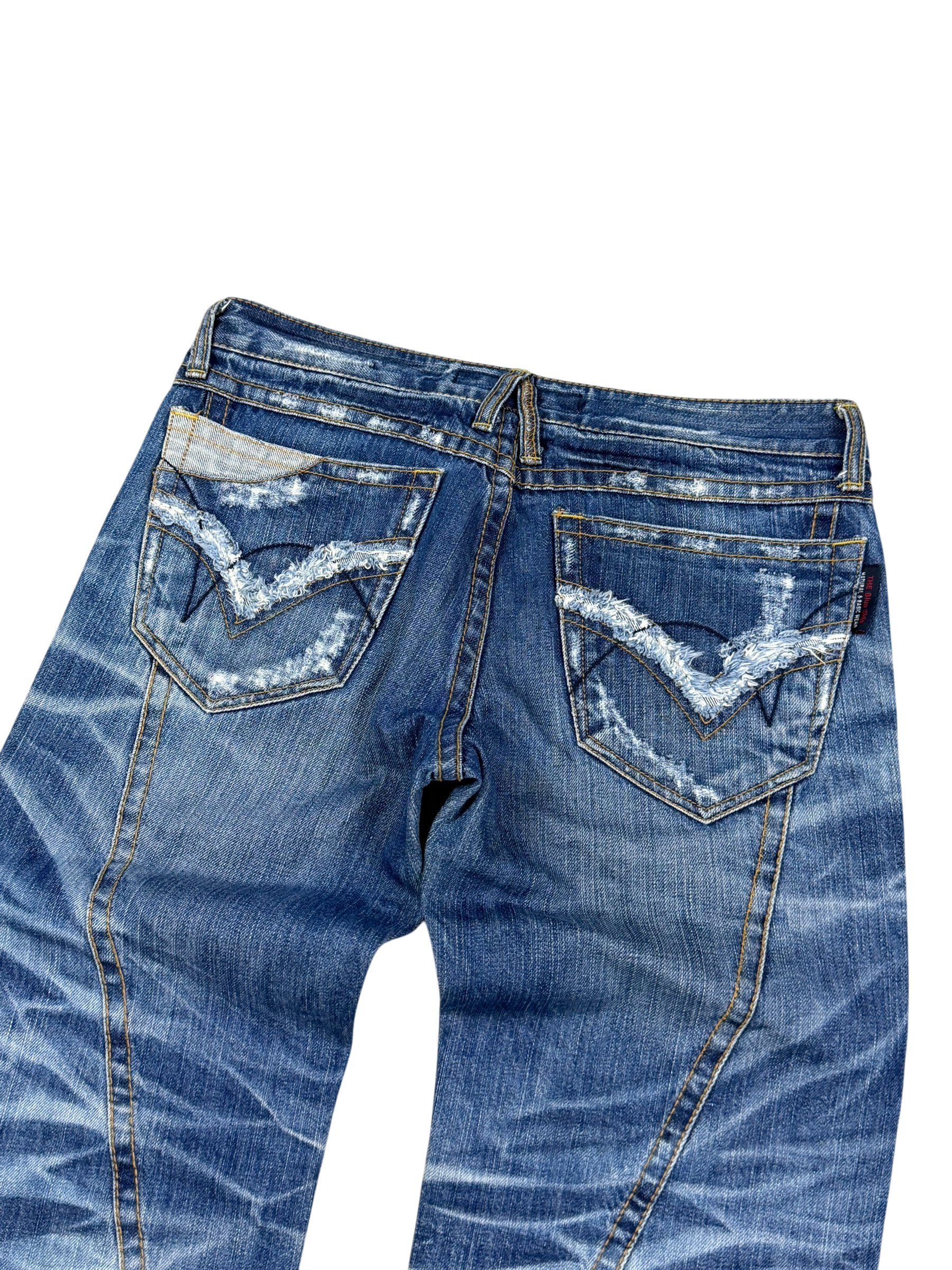 Washed Straightfit Jeans (XS)