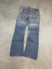 Dolce Gabbana Big Logo Bootcut Jeans (S)