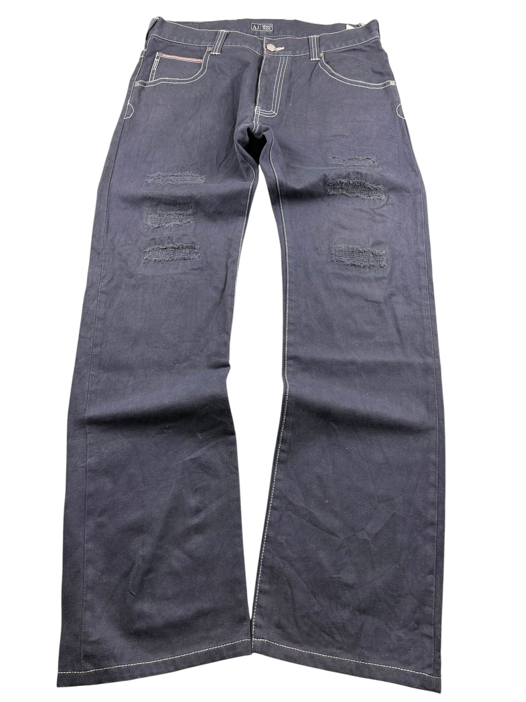 Armani Logo Bootcut Jeans (M)