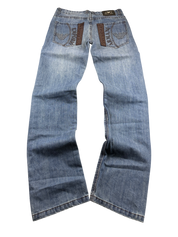 Armani vintage Big Logo Straight Jeans (S)
