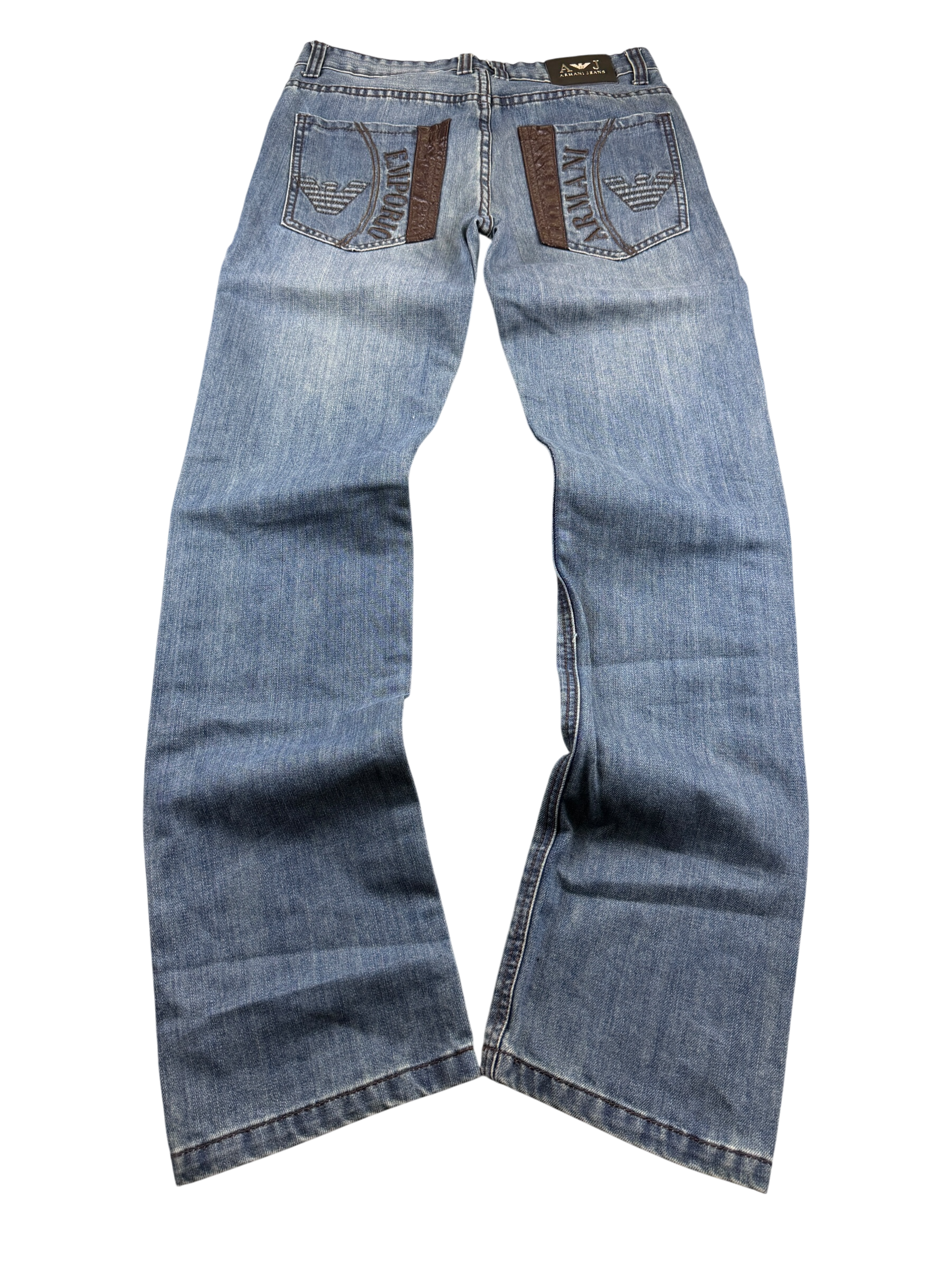 Armani vintage Big Logo Straight Jeans (S)