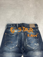 G-Star Washed Big Logo Jeans (M)