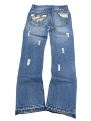 Armani vintage Big Logo Bootcut Jeans (M)