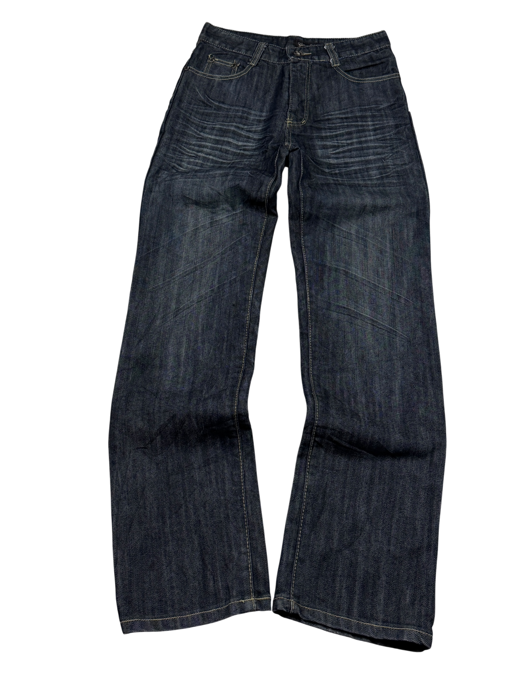 Washed Straight Jeans (XXS)