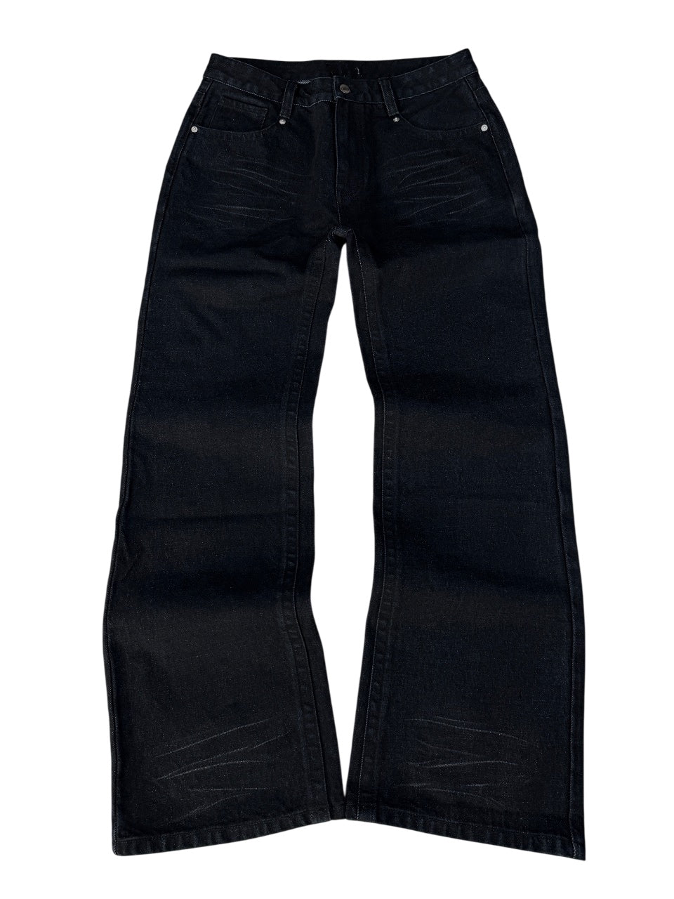 Black washed bootcut Jeans (S)