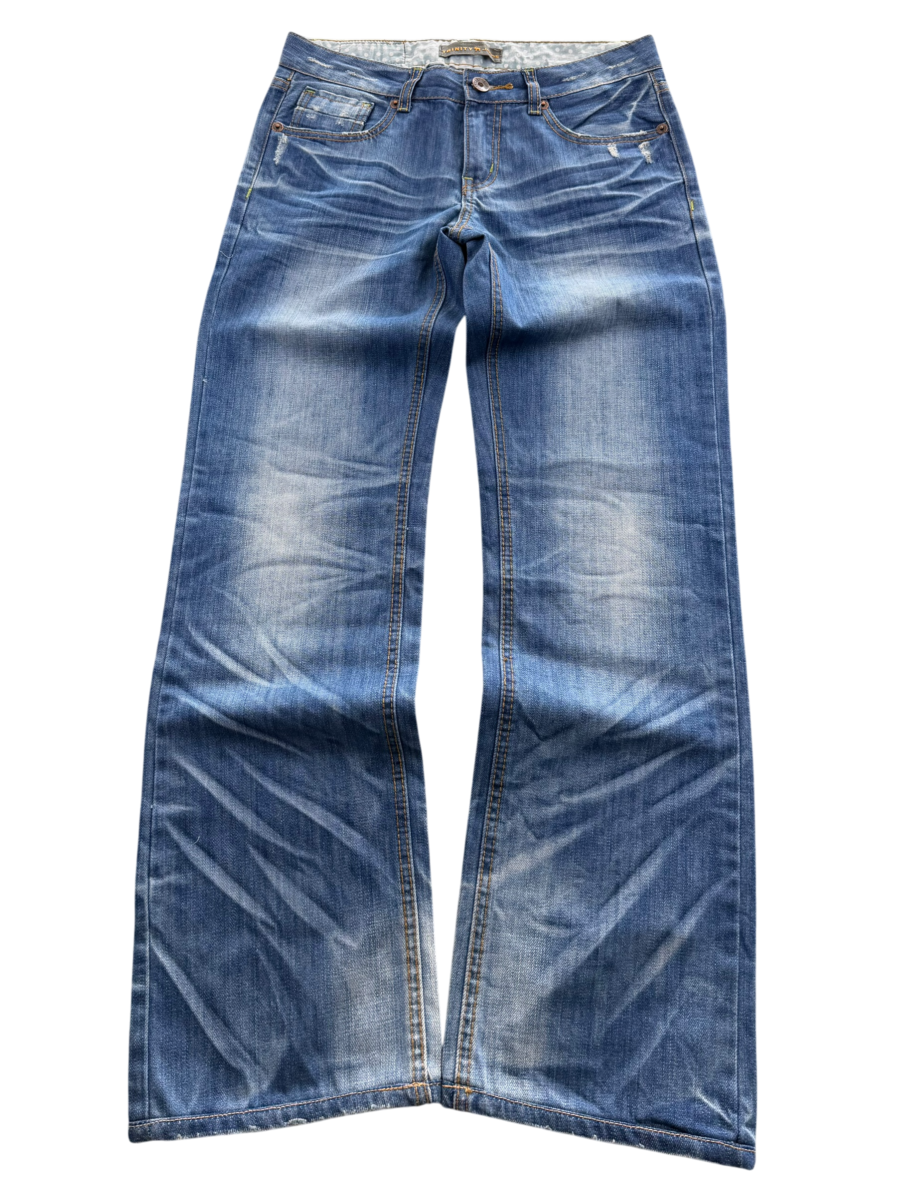 Washed Bootcut Jeans (XS)