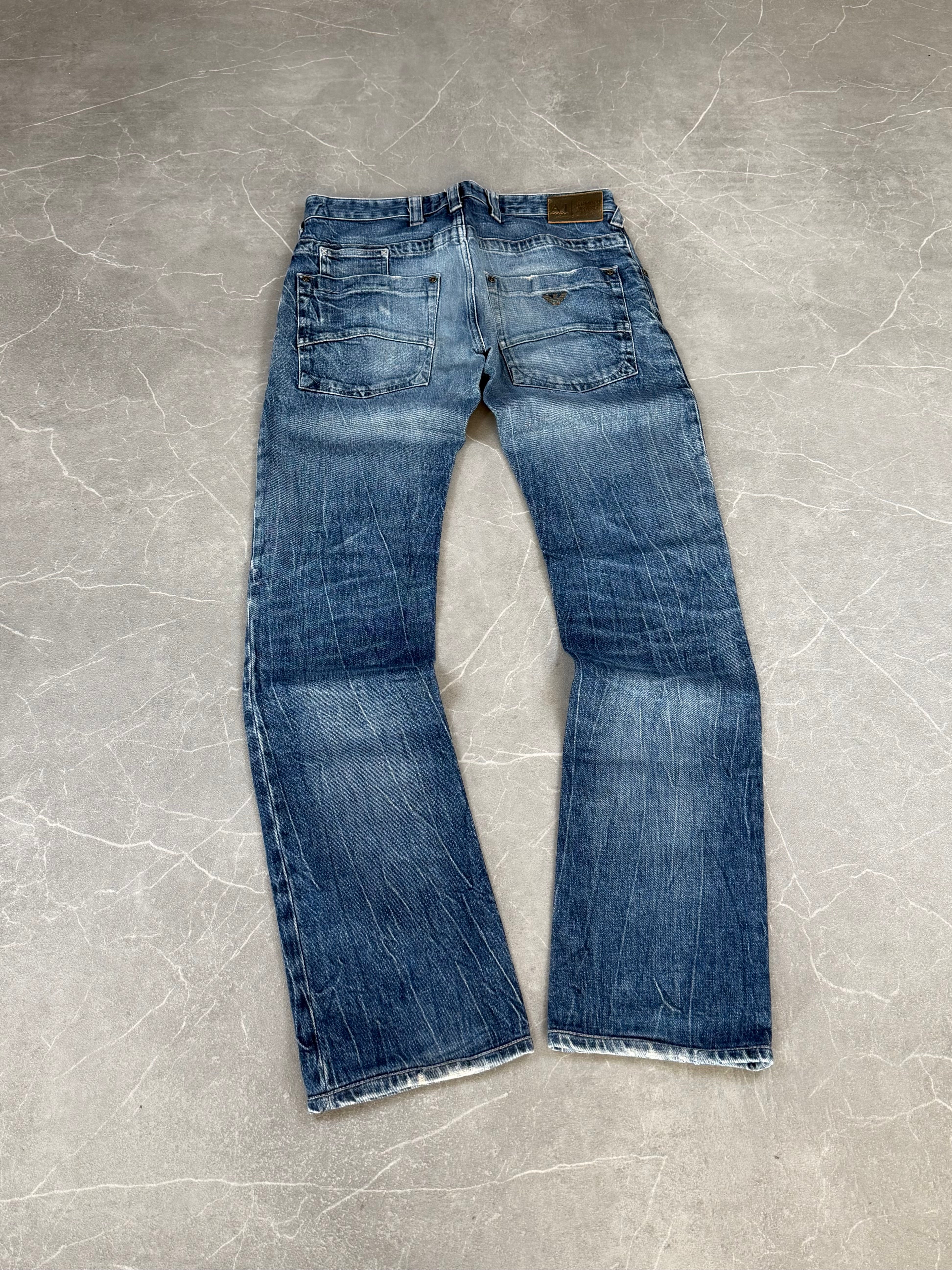 Armani washed Slim Fit Jeans (XS)