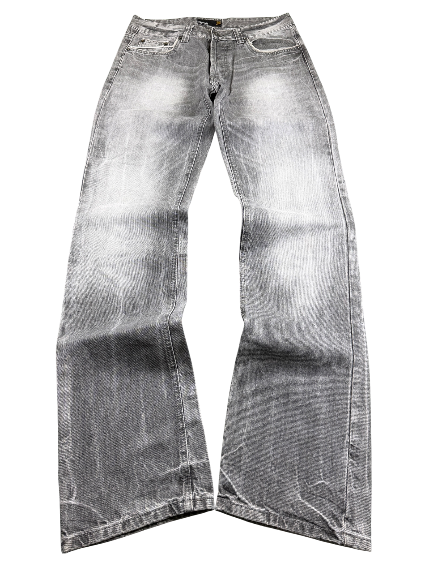 Vintage washed Straight Jeans (M)