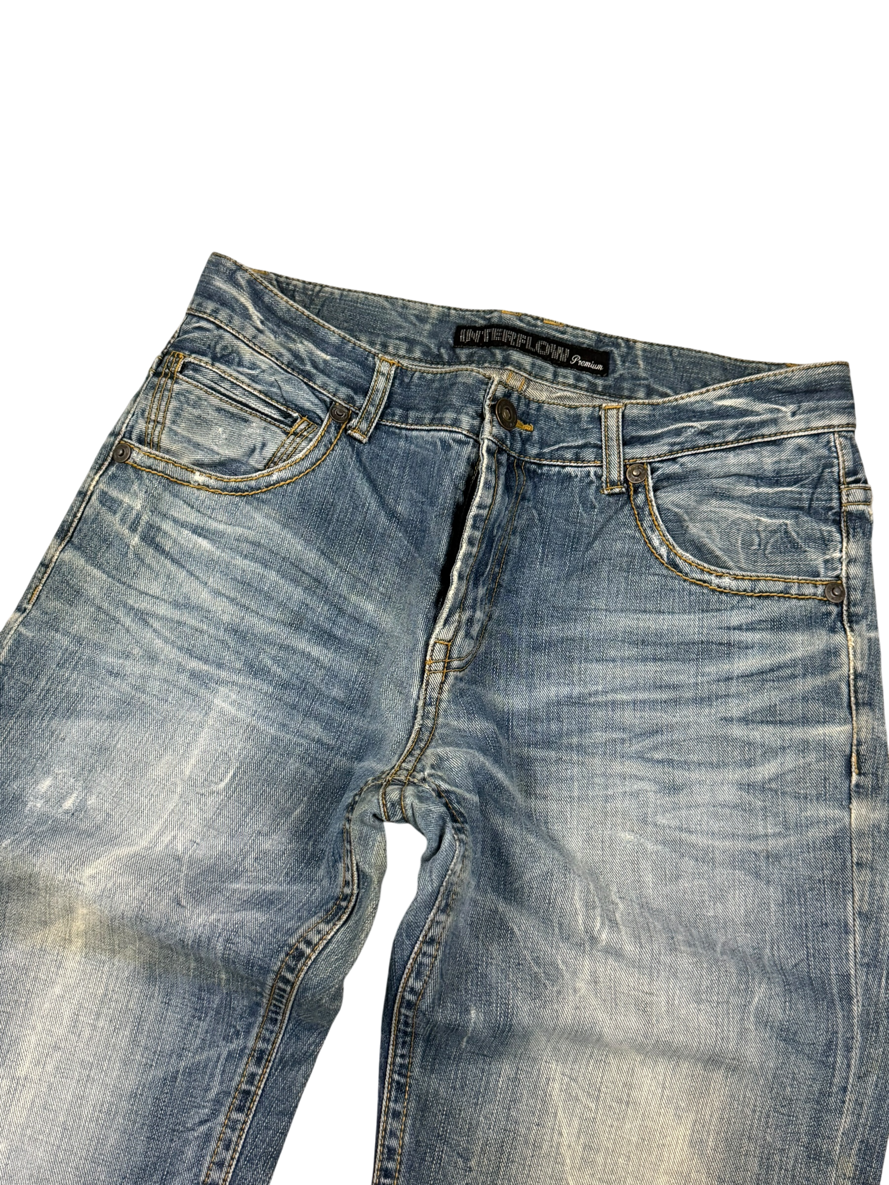 Crazy Washed Bootcut Jeans (M)