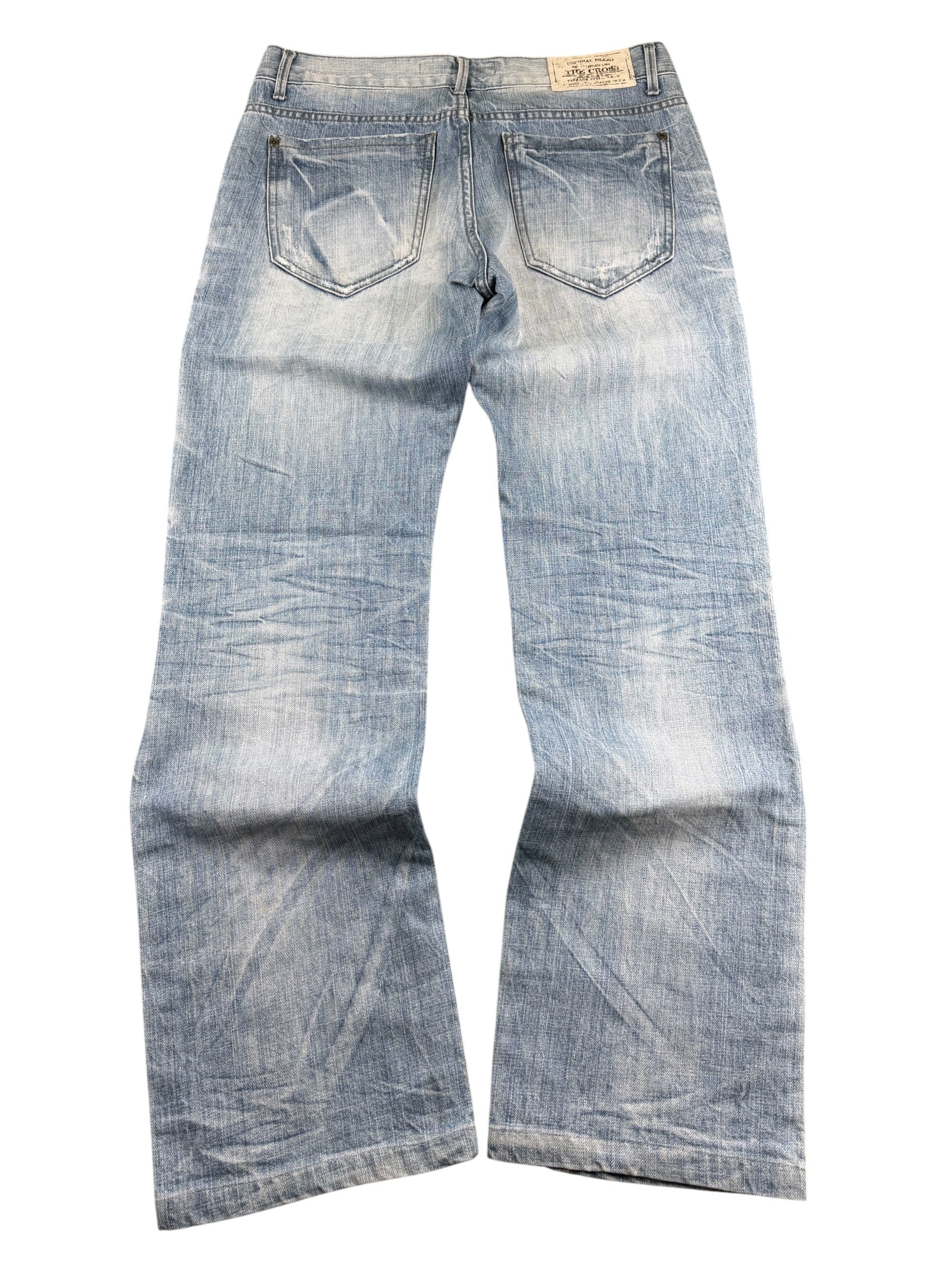 Crazy washed Bootcut Jeans (S)