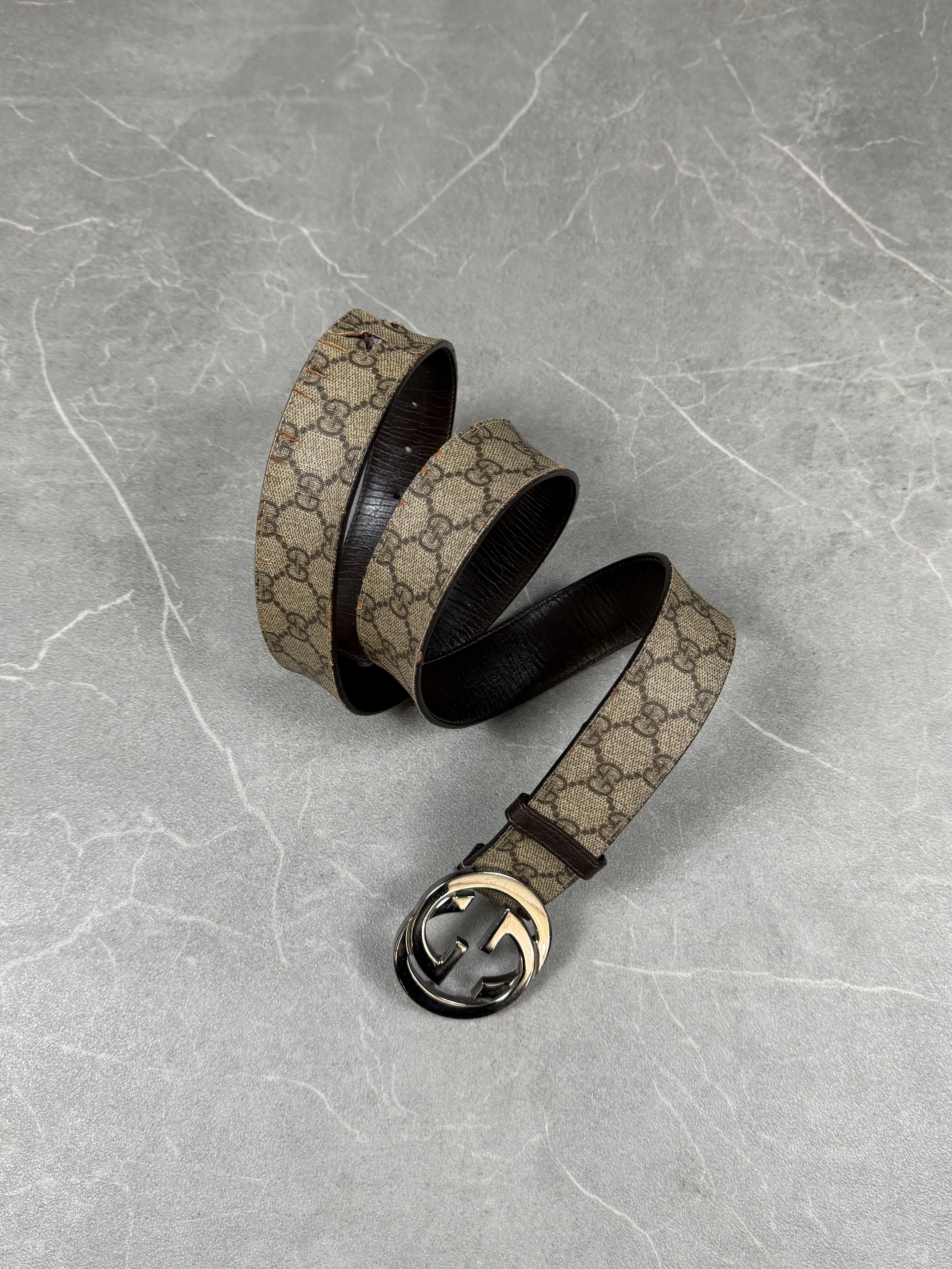 Gucci GG Monogram Belt (110cm)
