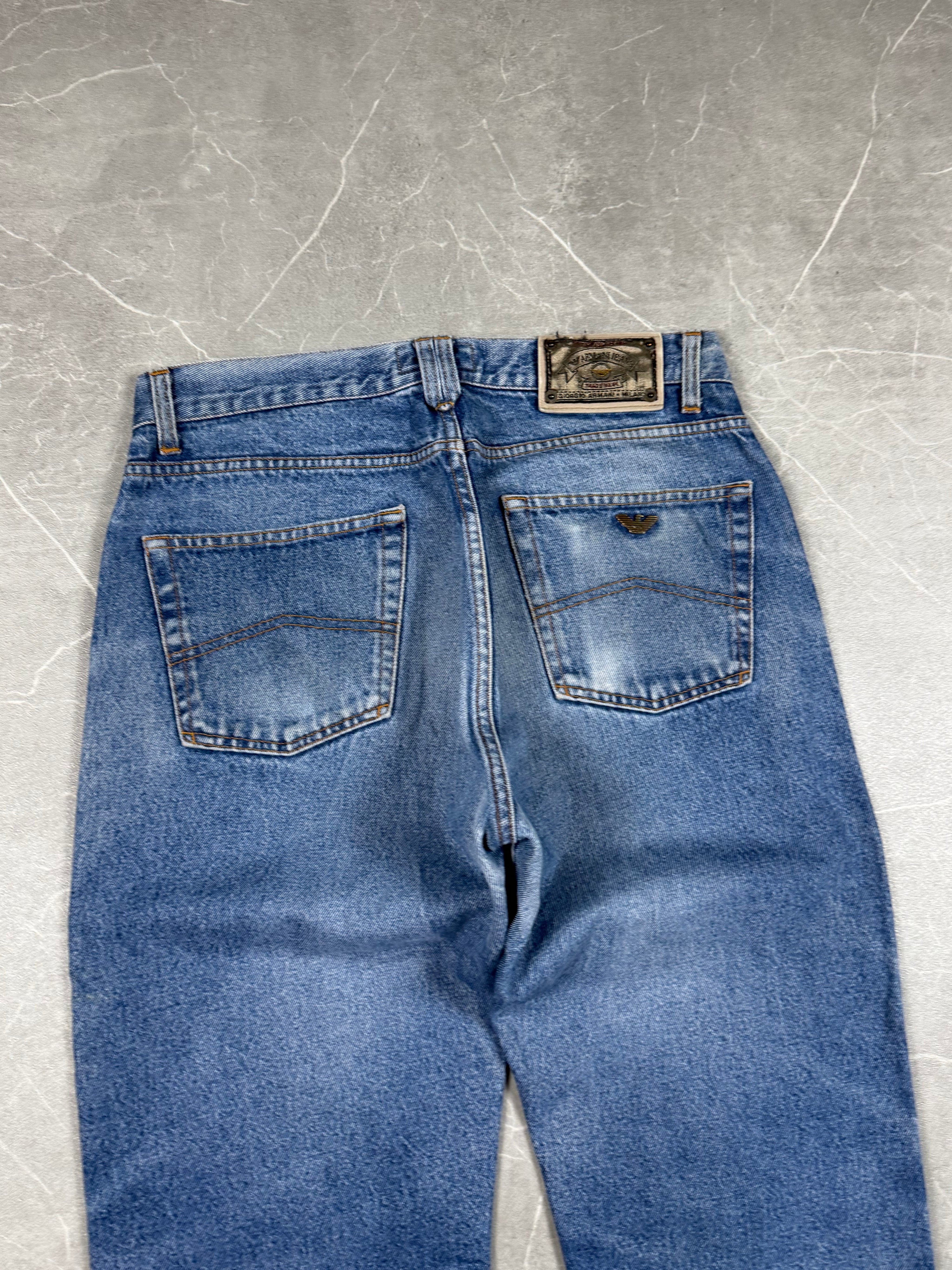 Armani vintage washed baggy jeans (XS)
