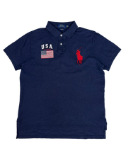 Ralph Lauren Big Pony USA slimfit Poloshirt (L)